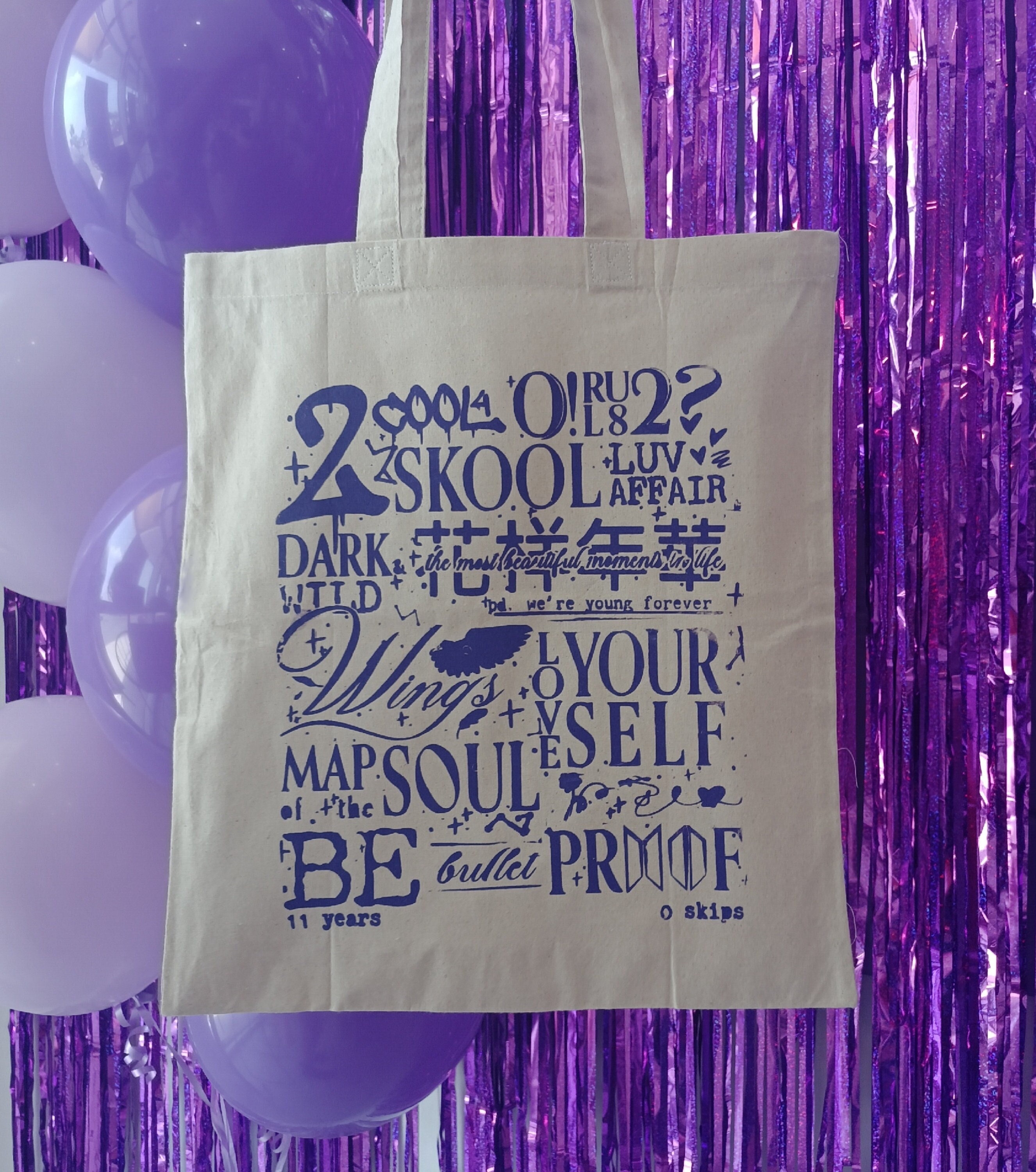 BTS Arirang 2026 Tote Bag Bts Anniversary Festa Kpop Tote Bag Kpop