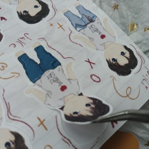 ENHYPEN Sonny Angels Sticker Sheet Water Resistant Stickers Kpop