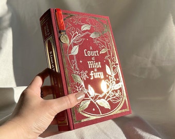 A Court of Mist and Fury Rebound Book | Special Edition ACOMAF, Hand made, rebind foil cover, limited run, ACOTAR Series