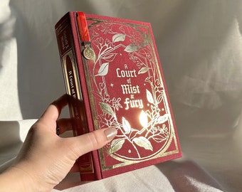 A Court of Mist and Fury: Handmade Rebound Book, Special Edition, Gold Foil Cover