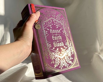 House of Earth and Blood Crescent City Rebound Book | Special Edition, Hand made, rebind foil cover, limited run, HOEAB, Sarah J Maas, SJM
