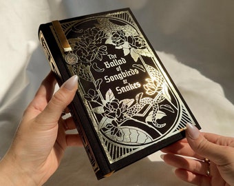The Ballad of Songbirds and Snakes: Handmade Rebound Book, Gold