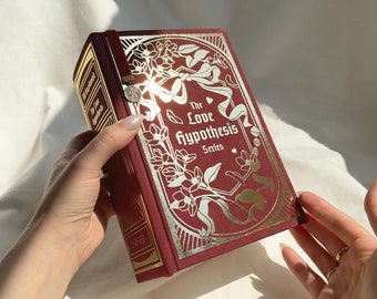 The Love Hypothesis Omnibus: Handmade Rebound Book, Red Book Cloth, Gold Foil