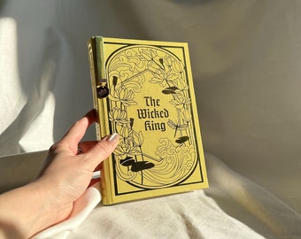 The Wicked King: Libro rilegato a mano, lamina d'oro, edizione speciale