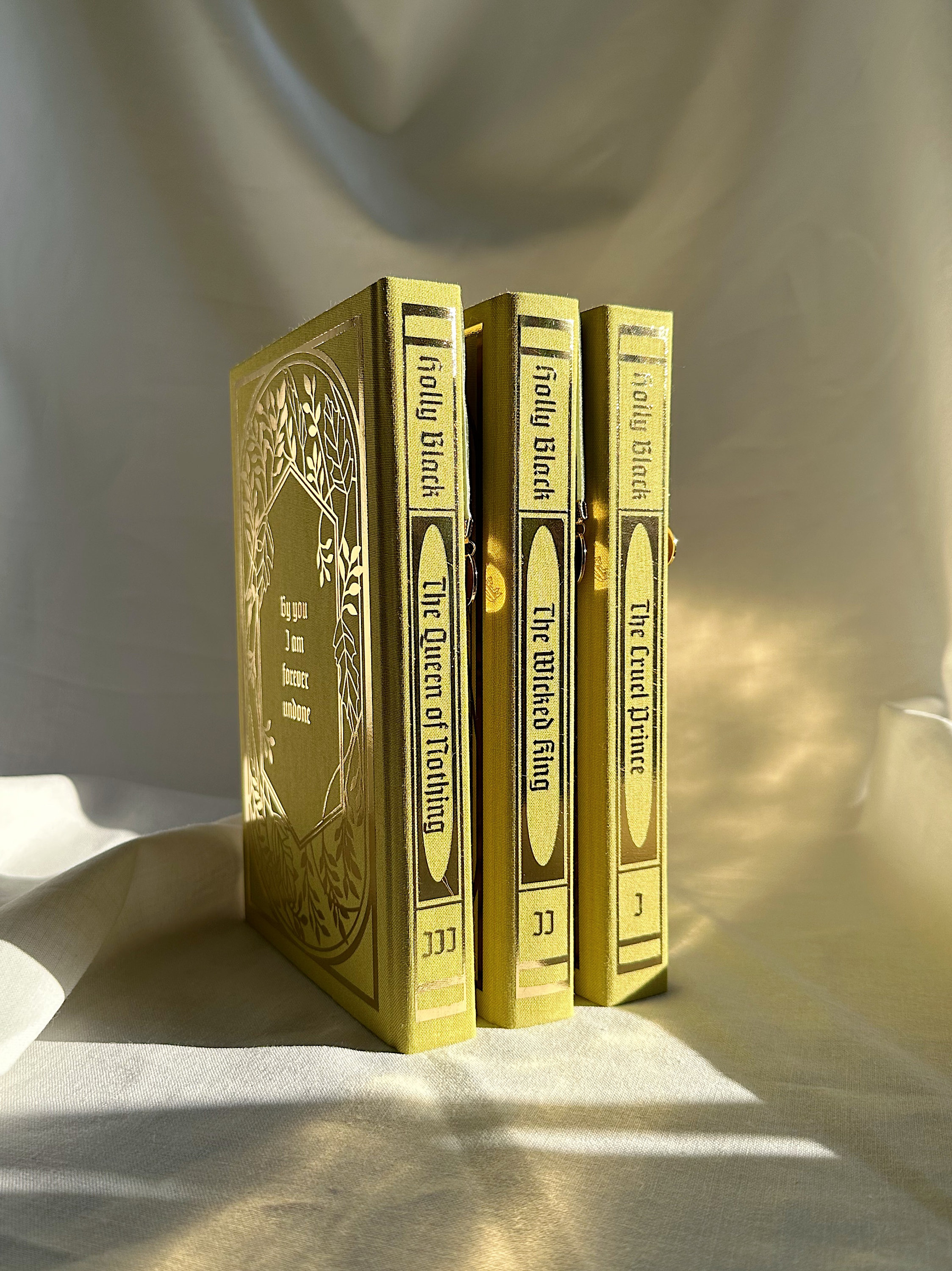 The Queen of Nothing Rebound Book Special Edition, Handmade, Foil Cover