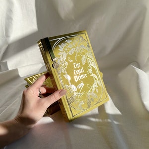 The Cruel Prince Rebound Book | Special Edition, Handmade, Foil Cover, The Folk of the Air series, Holly Black, Custom Rebind, Book Bindery