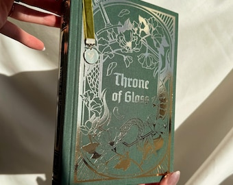 Throne of Glass: Handmade Rebound Book, Special Edition, Green & Gold Foil