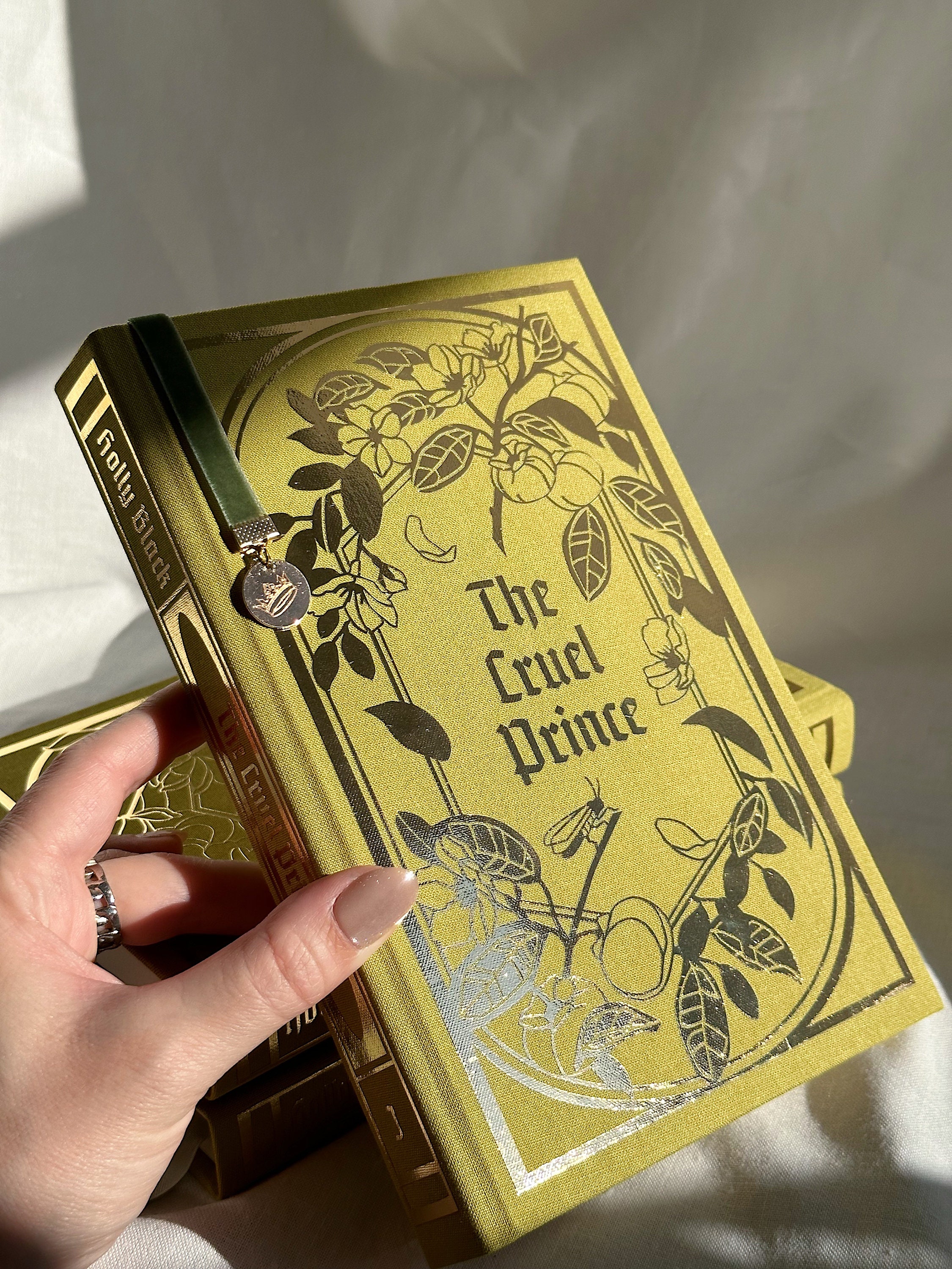 The Cruel Prince: Handmade Rebound Book, Gold Foil Cover 