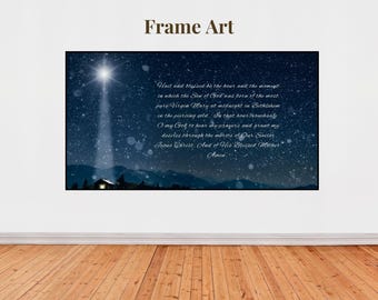 Samsung Frame TV St. Andrew Novena prayer Catholic Christian