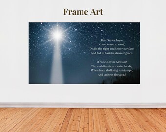 Advent Samsung Frame Art O Come Divine Messiah