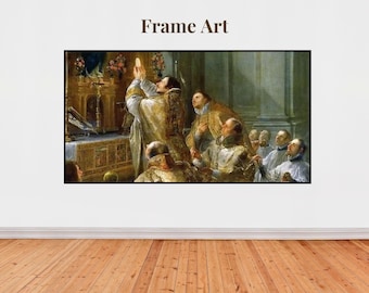 Samsung frame TV art Latin Mass Catholic Christian
