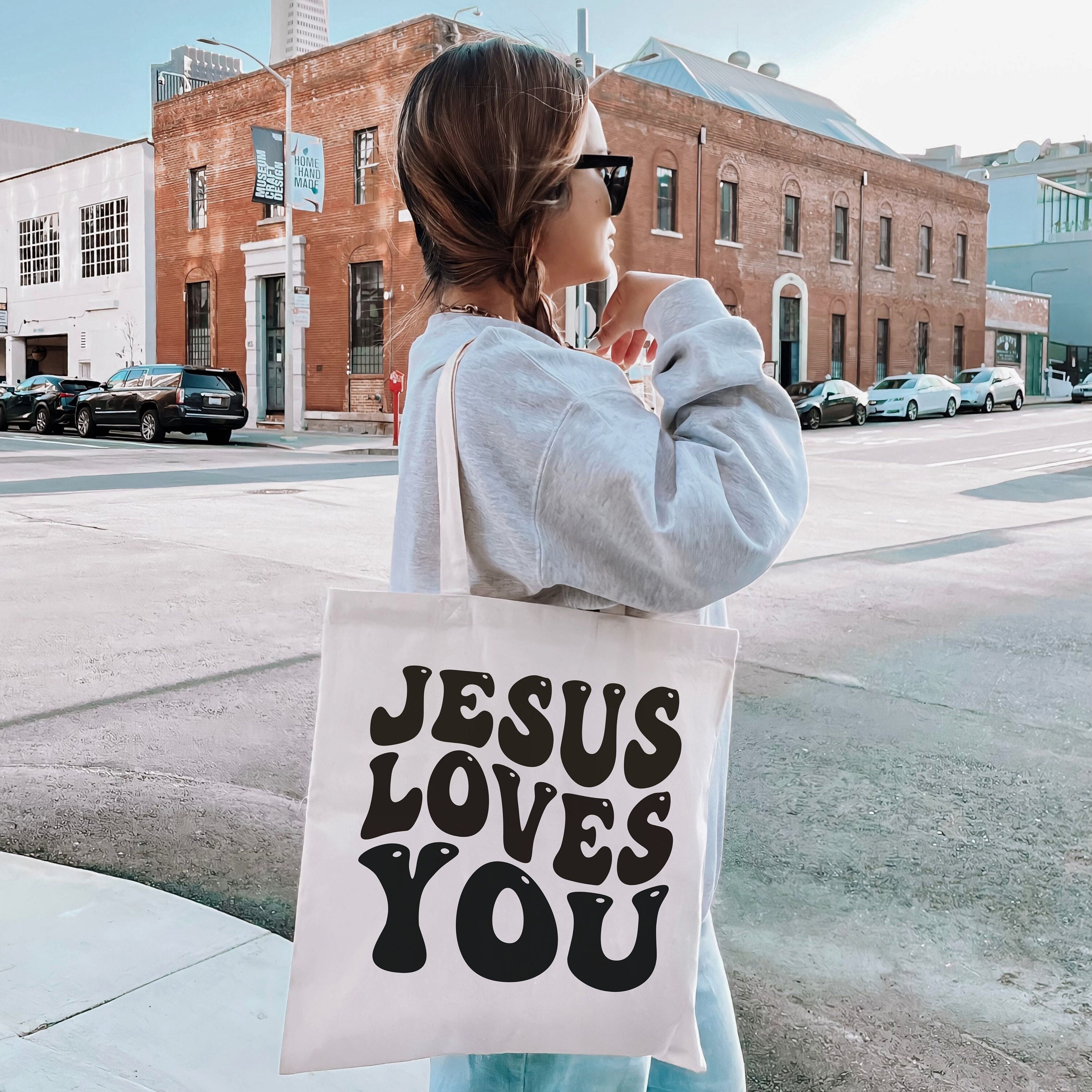 Jesus Loves You Tote Bag Jesus Loves You Tote Bag