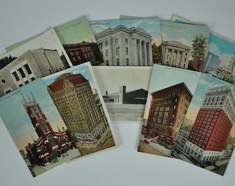 Group of 10 Masonic Temple and Shrine Postcards