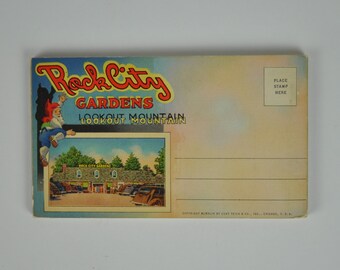 Set of 15 Rock City Gardens Souvenir Postcards