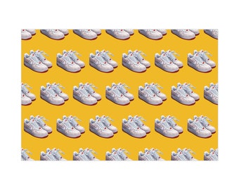 Air Force Ones Wrapping Paper, Gift Paper, Sneakerhead, Skateboarding, Sneaker, Christmas, Air, Basketball