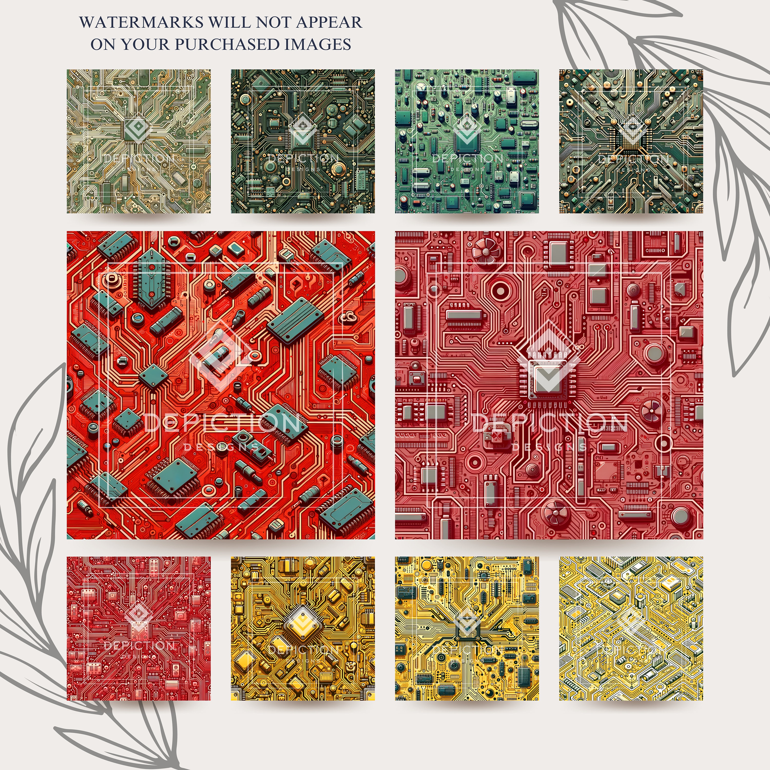 Circuit Board Digital Paper Technology Clip Art Computer Motherboard ...