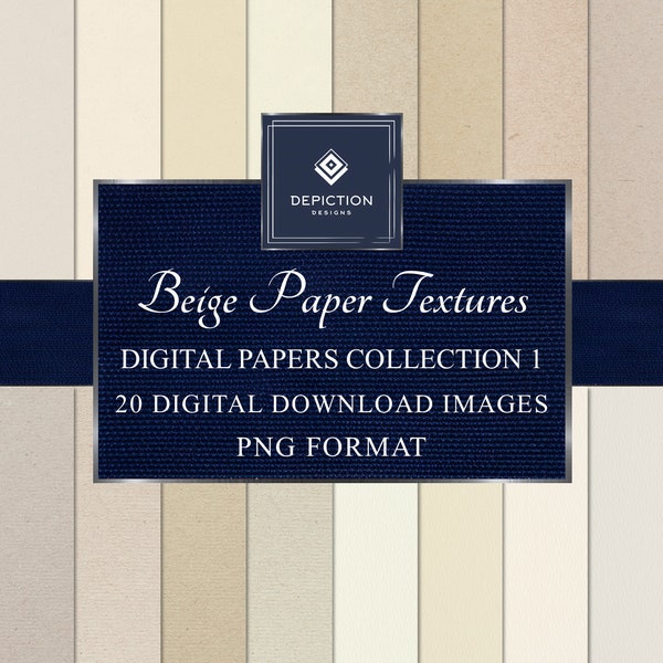 Beige paper textures digital papers color palette set soft textured digital paper printable textured paper soft art textures commercial use