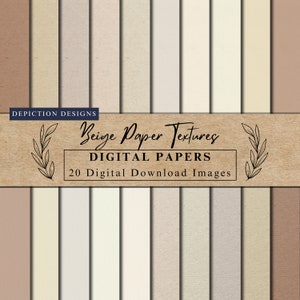 Texture di carta beige, carta digitale, tavolozza di colori, set di carta digitale con texture morbida, carta testurizzata stampabile, texture artistiche morbide, per uso commerciale