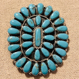 VTG Navajo Turquoise Pin & pendant