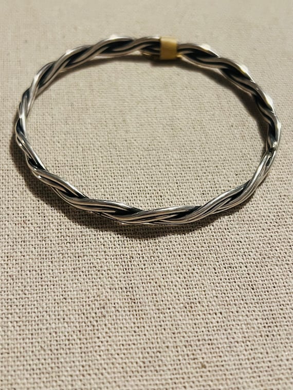 Native American handmade Sterling Silver Cuff Bracelet