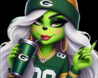 Cute green pack grinch
