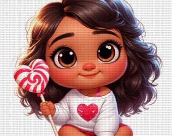 Moana baby candy heart!