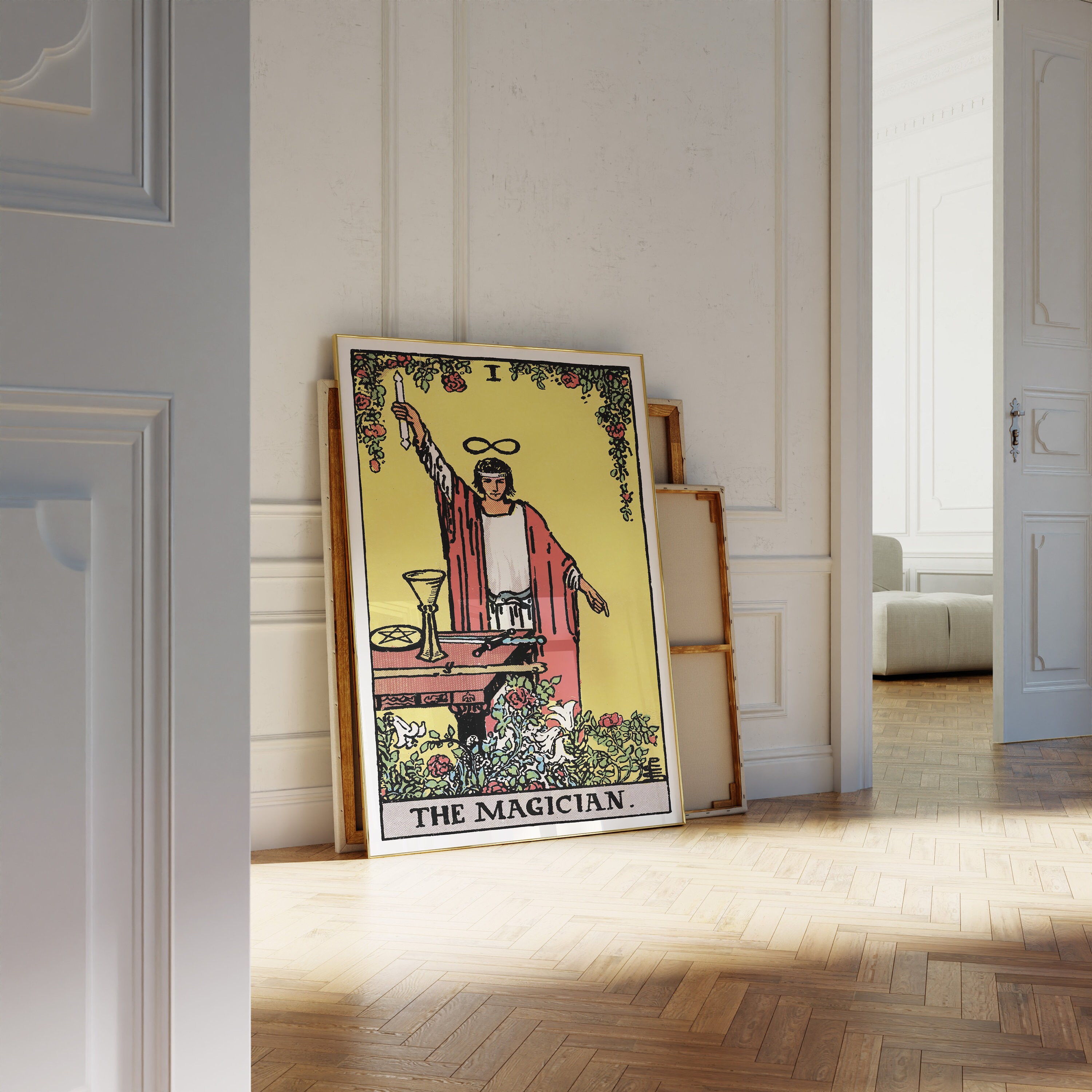 The Magician Tarot Card Printables Vintage Major Arcana Tarot Wall Art ...