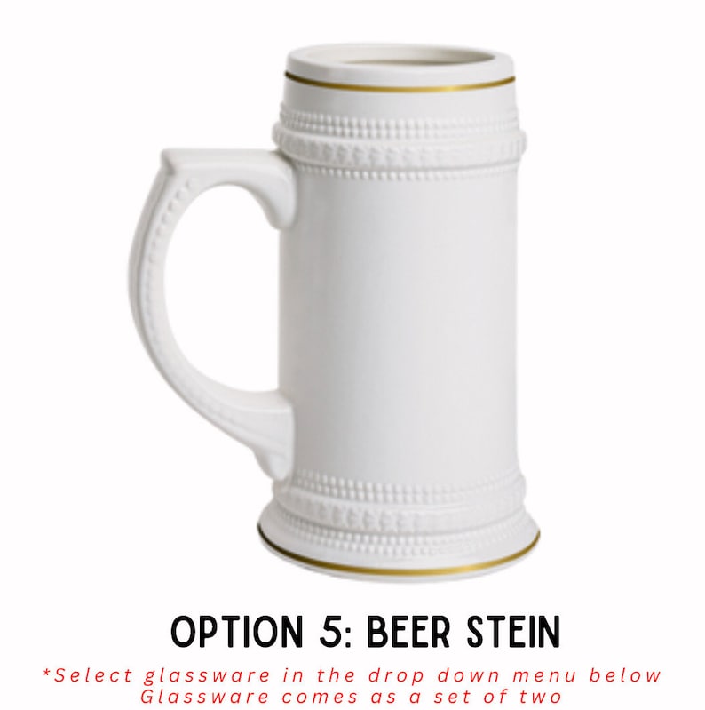 Custom Beer Steins Set Personalized Bride and Groom Wedding Gift Set