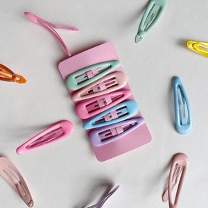 FIVE-PACK Y2K Jelly Hair Clips