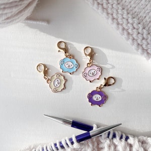 Little Sheep Stitch Marker with a Lobster Clasp *Set of 4*
