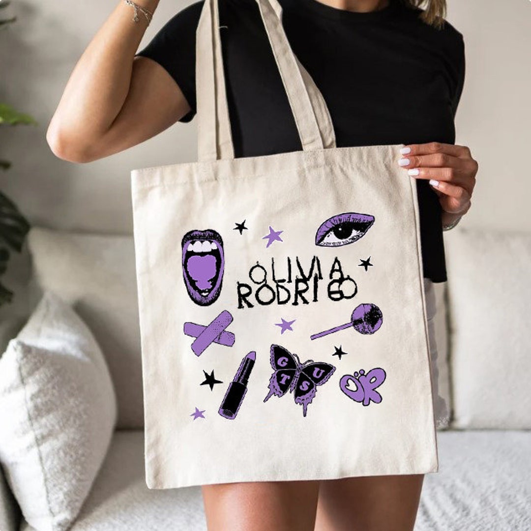 Olivia Rodrigo Guts Tote Bag, Rodrigo Guts Tour 2024 Vampire, Tote Bag New Drivers License