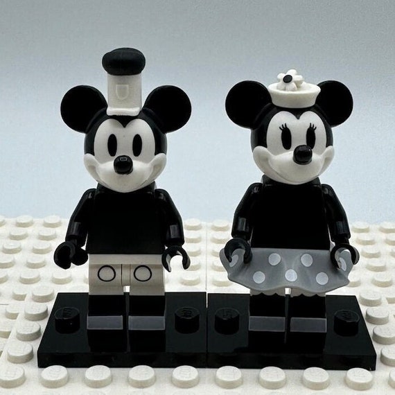 Vintage Mickey and Minnie LEGO® Minifigure Pair Disney Series 2