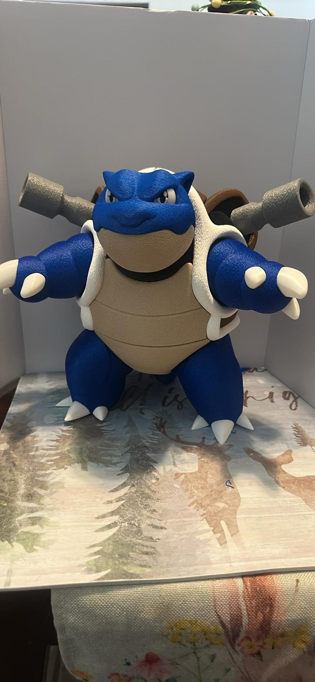 Fuzzy Blastoise 3D Printed Display Figure – 10 Inches - Etsy