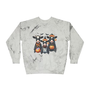 Moo Party Unisex Color Blast Crewneck Sweatshirt