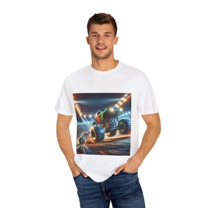 Monsters jam t shirtUnisex Garment-Dyed T-shirt image 6