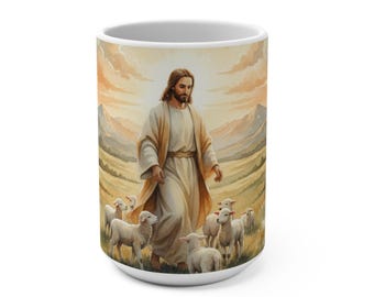 Jezus-mok | Faith keramische koffiekop, christelijk geschrift drinkgerei