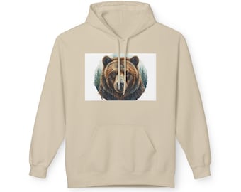 Bear Sweatshirt Hoodie | Cozy Bear Graphic Sweatshirt