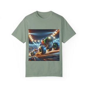 Monsters jam t shirtUnisex Garment-Dyed T-shirt image 3