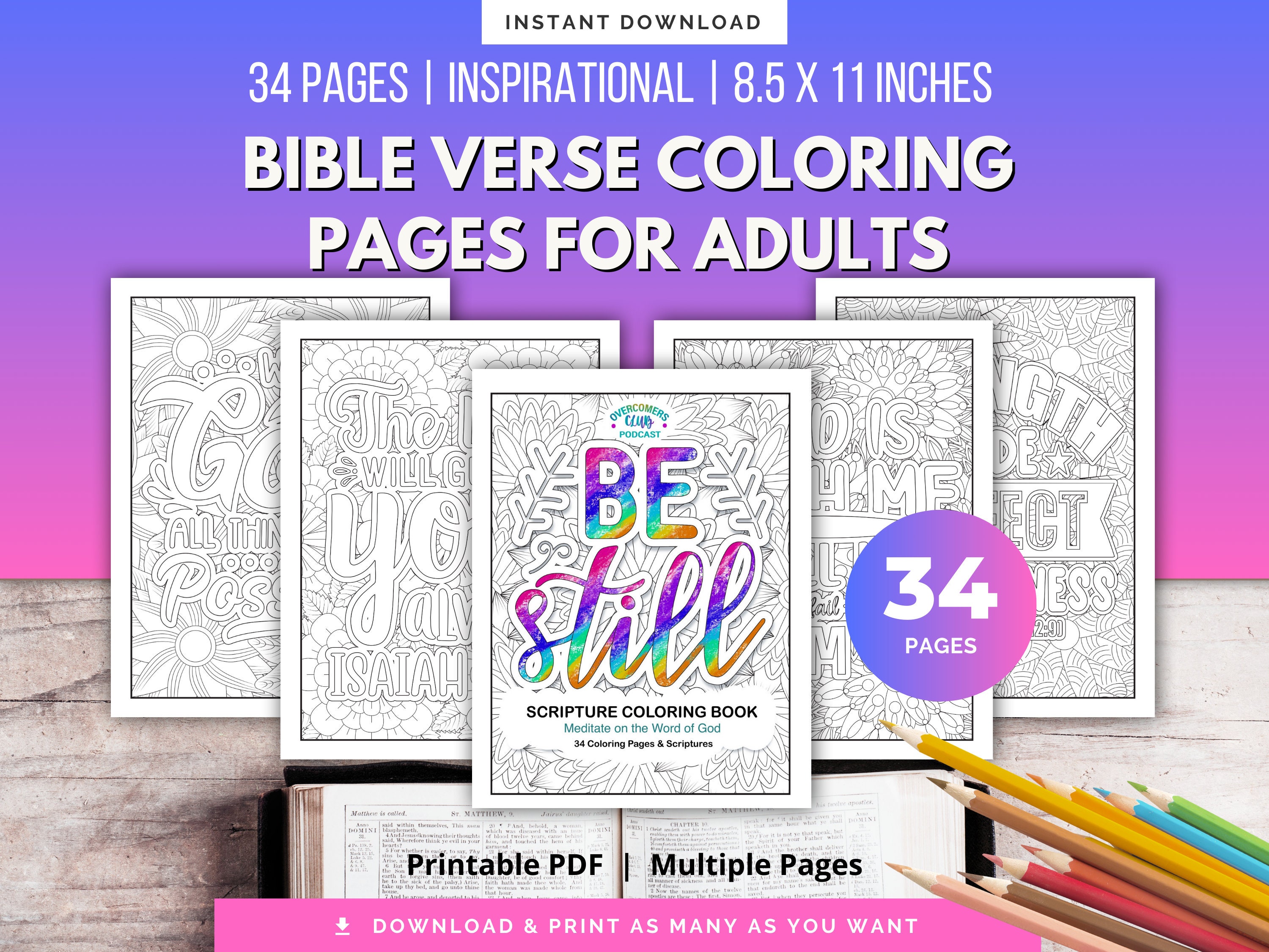Bible Verse Coloring Pages for Adults Scripture Coloring Pages ...