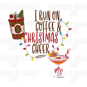 Ich laufe mit Kaffee und Weihnachtsstimmung PNG, Lustig. Weihnachtsstimmung, Kaffeeliebhaber, heißer Kakao, Weihnachtsstimmung PNG