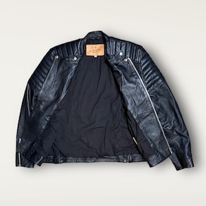 Goosecraft biker 931 leather jacket leather jacket, short leather jacket, leather jacket, biker jacket outfit size XL