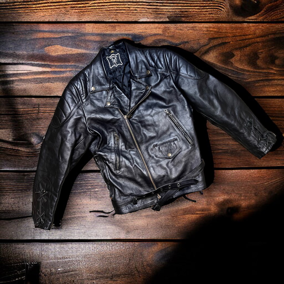 Lederjacke Morena Ledermantel David Moore Pilot Ledermantel