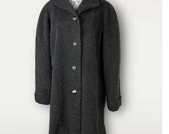 Mohair coat, Classic Coat, Wool Coat, Warm Coat, Fashionable Coat, Long Coat, Overcoat,Marcona wool coat