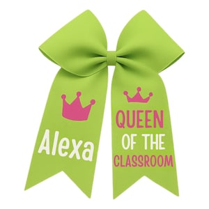 Personalized Back-to-School Hair Bow