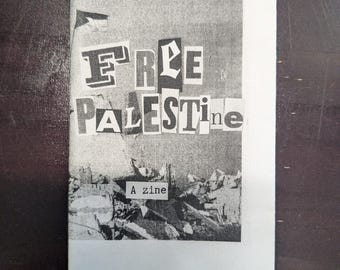 Free Palestine zine | Anti-Zionist punk collage zine