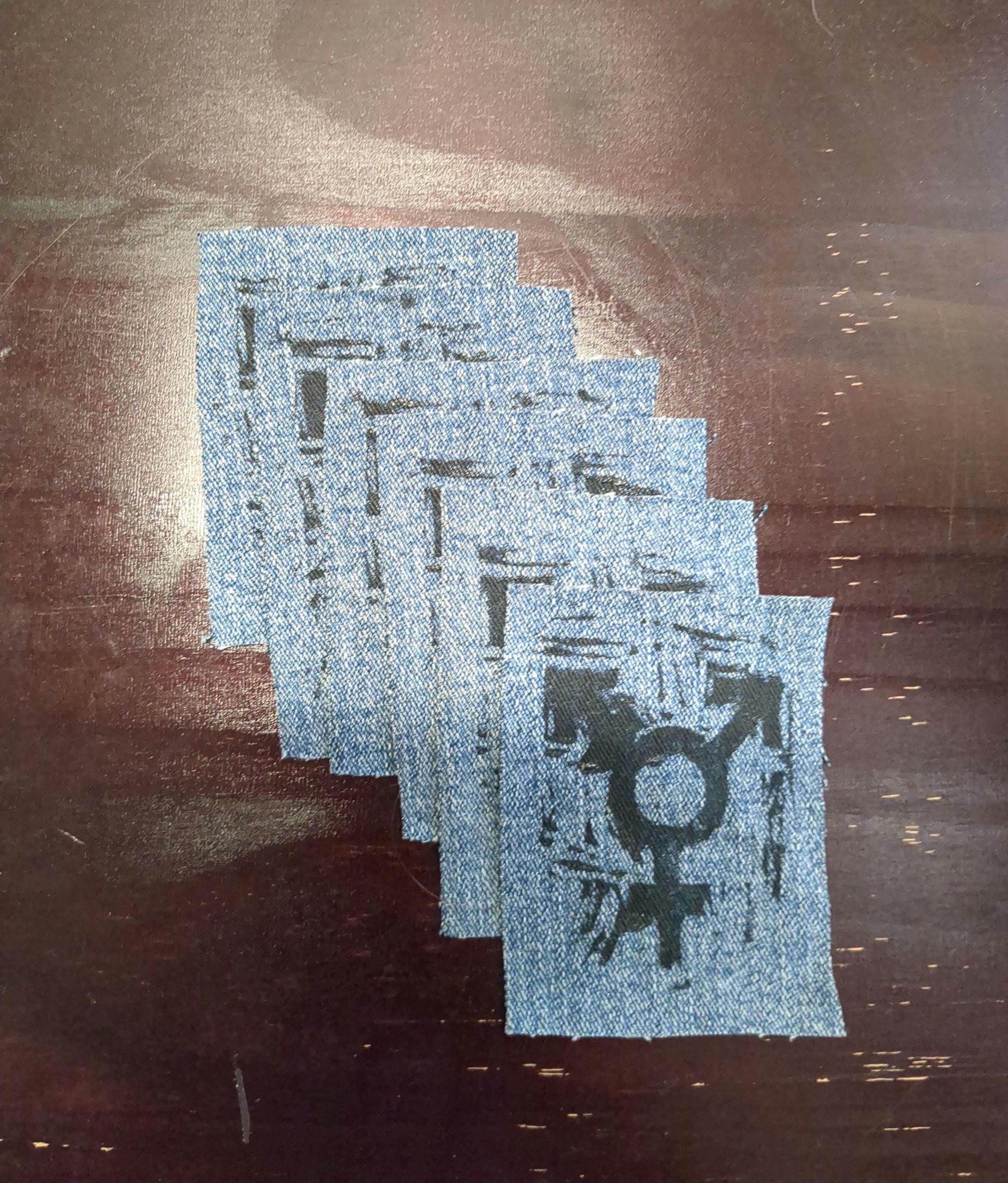 Trans Symbol Patch Trans Symbol Patches | Handmade Linoprint Patches for Trans Pride - Etsy