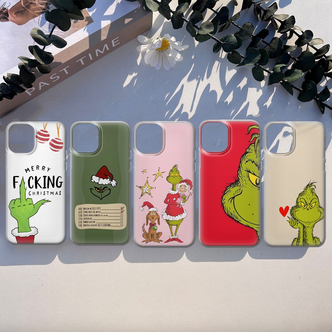 Funny Grinch Phone Case Christmas Winter Cover Fit for iPhone Etsy UK