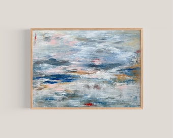Abstract Landscape Art Print: Contemporary Impressionism Giclée