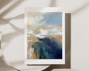 Juego de tarjetas de felicitación de bellas artes: «Estos son los días II» - Tarjetas de notas en blanco