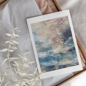Carte de voeux beaux-arts • Lot de 4 • Carte vierge de correspondance • Merci • Anniversaire • Vacances • Invitations • Toute occasion